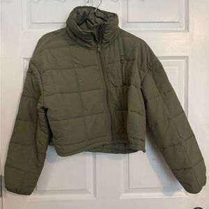 Love Tree Women's Olive Ultra Lightweight Jacket Size Large